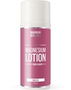 Magnesium Lotion - Super koncentreret - Lavet med Aloe og Shea - For ben kramper, Sore Muskler & Joints, Foryngelse - Sikker for børn, Lavet i USA (Hibiscus)