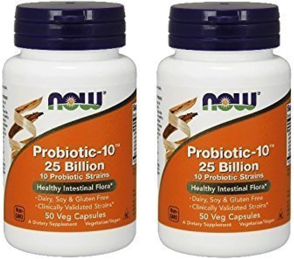 Nu Probiotic- 10 25 milliarder, 50 greve (pakke med 2)