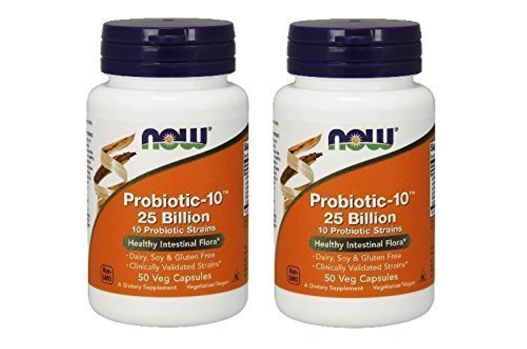 Nu Probiotic- 10 25 milliarder, 50 greve (pakke med 2)