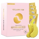 Under Eye Patches for Kvinder - Under Eye Masker med abundant Collagen for skønhed & personlig pleje - Smooths Fine Lines & rynker / Forsinkede Aging / Reducerer mørke cirkler & Eye Tasker & Puffy Eyes (24 par)