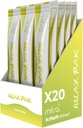 Mitra9 Kava Powder relaxPak - Lemonade Kava Extract Powder Packets Dex124; Mood Enhancer Dex124; Plant Based Dex124; Fremmer naturlig ro & Clarity Dex124; Easy Open Single- Serving Stick (20)