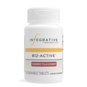 Integrativ terapi B12- Active - B12 Supplement for nerve funktion Support * - Chewable Support - Dairy, Soy & Gluten- Free - Cherry Flavored, 30 Chewable Tablets (30 Servere)
