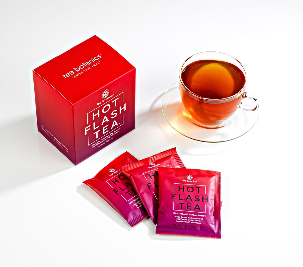 HOT Flash Tea - Kraftfuld, Økologisk, Relief for HOT Flashs & Night Sweats Hjælper Support Hormone Balance under overgangsalderen * (15 dages forsyning)