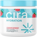 Cira hydrering pulver (45 Servere) - Electrolyte Drink Mix med Himalayan salt til dehydrering Relief og inddrivelse - Jordbær Margarita