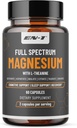 Magnesiumtillæg, Natural Calm Mag w / L Theanin, P5P (B6), Zink, Glycin, 6 Former, L Theanin Supplement