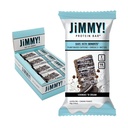 JiMMYBAR! - Cookies N Cream Protein Bars 19g Protein Bar - 7g Lavsukker - 12 greve - 58g Health Bars - Funktionel Snack med Real Food Ingredienser - Hånd- Drizzled Chokolade - Made with Real Peanuts