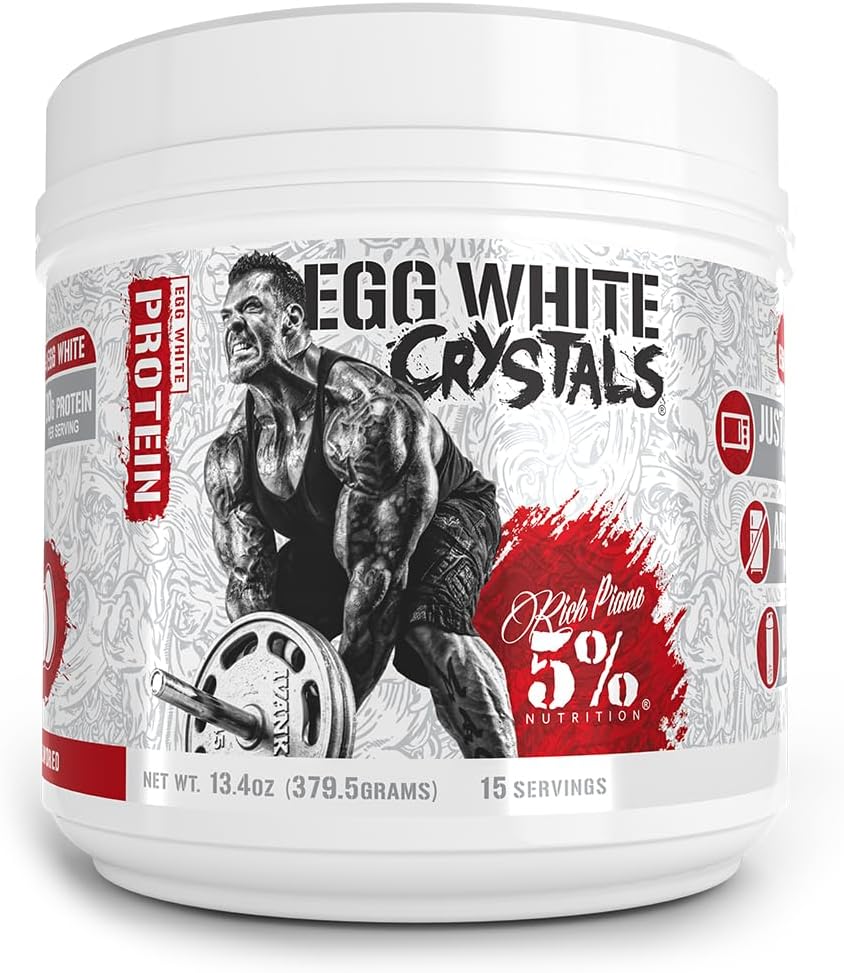 Rich Piana 5% Nutrition Egg Hvide Krystallationer