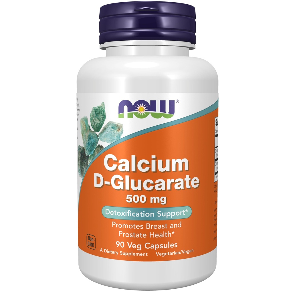Now Foods Supplements, Calcium D- glucarat 500 mg, Afgiftnings Support *, 90 Veg Kapsler