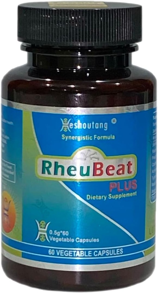 ReumatoBeatPlus er 124; Market Proven Herbal Blood Flow Optimizer er 124; for dårlig cirkulation, Smerte 124; Kardiocerebrovaskulær Sundhed Booster er 124; 60 Veg kapsler