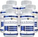 Forskning Verificeret Gas og Bloating - Slap af Intestinale Muskler, Eliminere Gas Buildup - Artichoke Powder, Ingefær, Pebermynte Leaf Powder - 360 Kapsler - Vegan