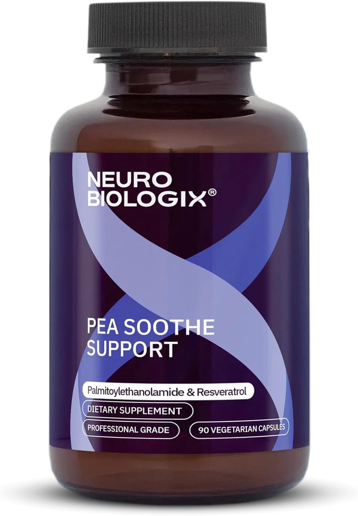 PEA Soothe Support Natural Relief Formel - PEA tillæg med PEA & Resveratrol til støtte Nerve Funktion & Reducere følsomhed - fremmer inddrivelse, Mental Klarhed, Energi & Everyday Balance