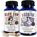 Legendairy Milk Cash Cow + Lechita - Lactation Supplement to Support Supply and Improve Milk Flow - Made with Moringa, Alfalfa, Fennel, Anise, and Goat's Rue