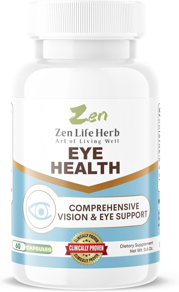 Øje Sundhed med Panax Notoginseng Astaxanthin Lutein og Zeaxanthin (60 kapsler)