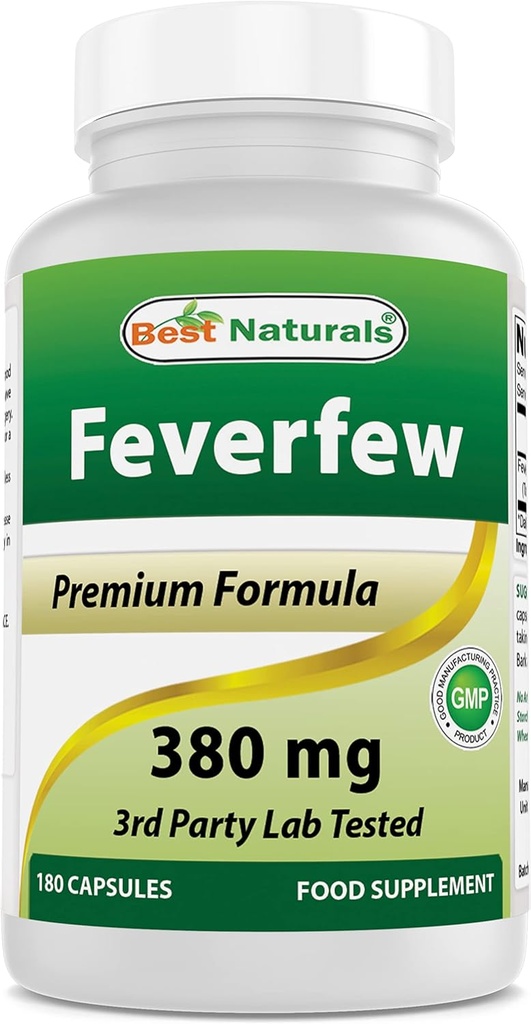 Bedste Naturals Feverfeet 380 mg 180 Kapsler