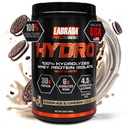 Labrada Hydro 100% Pure Hydrolysed Whey Protein Isolate Powder, Lactose fri, 6g BCAA s, 4.5g Glutamin, Fastest Digesting Whey Tilgængelig, Instant Mixing, Lækker Taste 20 Servere (Cookies & Cream)