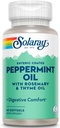 Solaray Pebermynte Oil Enteric Coated w / Rosemary & Timie Oil against 124; Sund, beroligende fordøjelsesstøtte