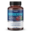 Premium Berberine tillæg med Ceylon kanel, Bitter Melon, Milk Thistle - 150 dages levering (150 greve (pakke med 1))