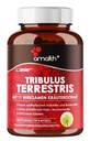 Amality Tribulus Tersestris, 20: 1 Uddrag Per Servering, Højeste potens med Ashwagandha, Saw Palmetto, Shilajit 120 Kapsler