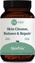 ruved SkinTrio - Neem supplement med Organic Neem Extract & Amla, Hud & Mikrobiome Support - 60 Vegetariske kapsler (1 greve)