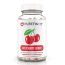 PUREFINITY Tart Cherry Kapsler - Urisyre Flush & Cleanse til støtte Joint & Muscle Comfort med rå ekstrakt, Non- GMO, Gluten Free, Vegan - 30 Greve (1 måned Tilgang)