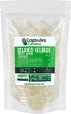 XPRS Nutra Delayed Release Size 2 Empty Capsules - 1000 Count Clear Empty Vegan Capsules - Vegetarian Pills - DIY Vegetable Capsule Filling - Fillable Veggie Gel Caps for Do-It-Yourself Supplements