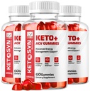 LIVORDA (3 Pack) Ketosyn ACV Gummies, Keto Syn Gummies, Ketosyn Keto Plus ACV Gummies, Ketosyn Keto ACV Gummies, Keto Syn ACV Gummies 1050 MG, Keto ACV Gummies Ketosyn, 180 Gummies til 3 Måneder