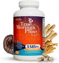 True Moringa Plus + Focus Support 10: 1 Uddrag 124; 20,000mg af Organic Moringa, Reishi, Cordyceps, Lions Mane, Ashwagandha, Bacopa Monnieri Buddy 124; Memory & Brain Sundhed for voksne (150 kapsler)