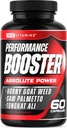 Testosteron Booster tillæg for mænd - Performance Test Boost - Male Enhancing udvidelsen piller - Forbedre energi, Endurance, Stamina, Styrke, Drive & Muscle Growth - 60 kapsler - 30 Servere