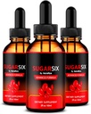 NutraRize (3 Pack) SugarSix Drops, Official Sugar Six Liquid Formel, Al naturlig støtte til stable og sunde niveauer, Premium Dropper til at opretholde god cirkulation, Sukker Six anmeldelse (90 Servere)