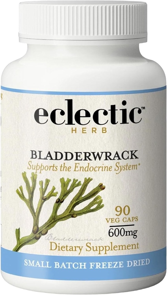Eclectic Herb - Premium Freeze- Tørret Bladderwrack Kapseler Note 124; Endognal System Support