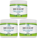 Seaweed Calcium til hunde og katte 14oz, Calcium supplement til Balance Hjemmelavet Mad, Testet for renhed, Mere Affordable end Konkurrence, Vet Anbefalet, Tidligere Nature bedste Seaweed Calcium (3 pakke)