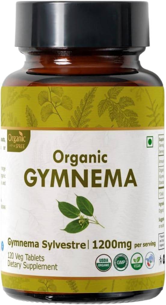 Gymnema 120 tabletter - USDA Organic Gymnema Sylvestre tillæg