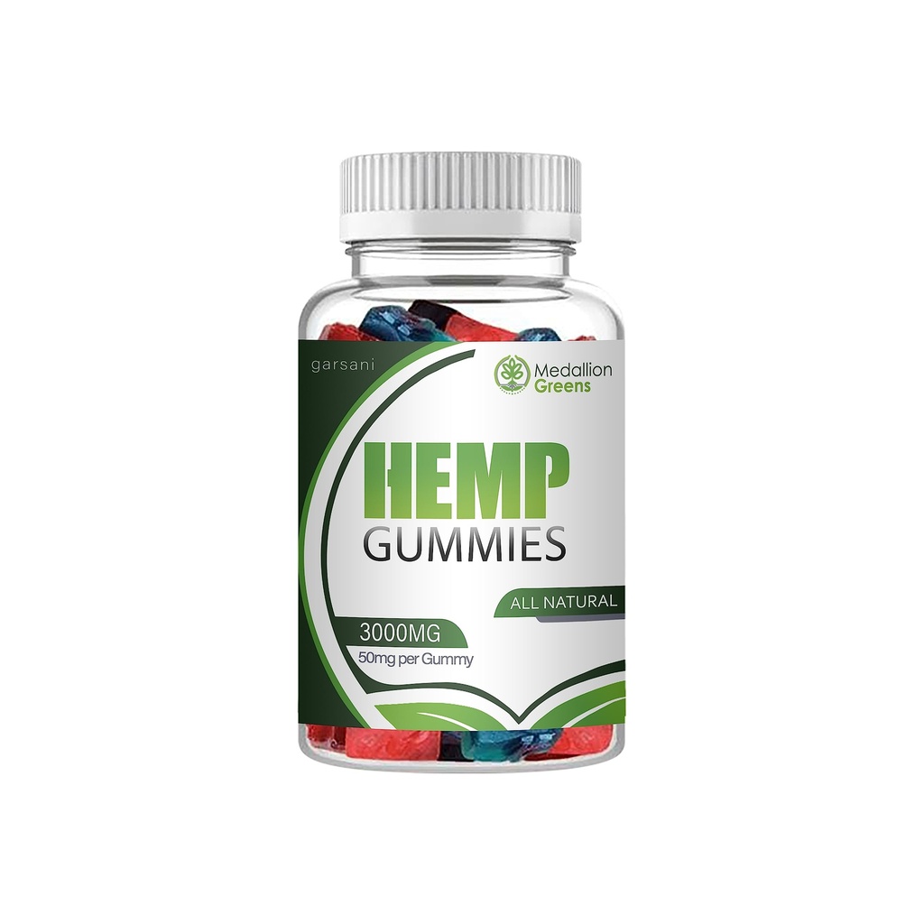 Medallion Green Hamp Gummies (Single, 60 Gummies)