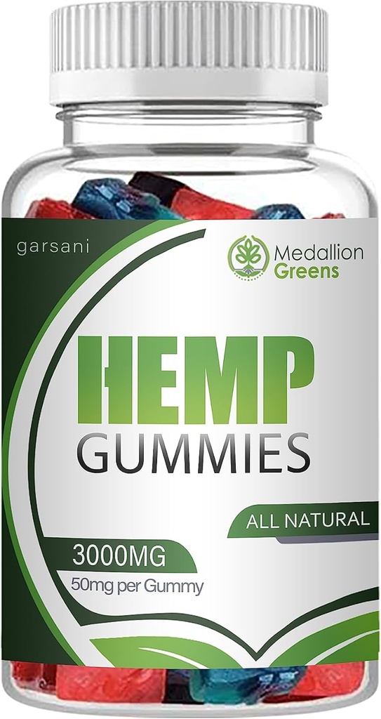 Medallion Green Hamp Gummies (Single, 60 Gummies)