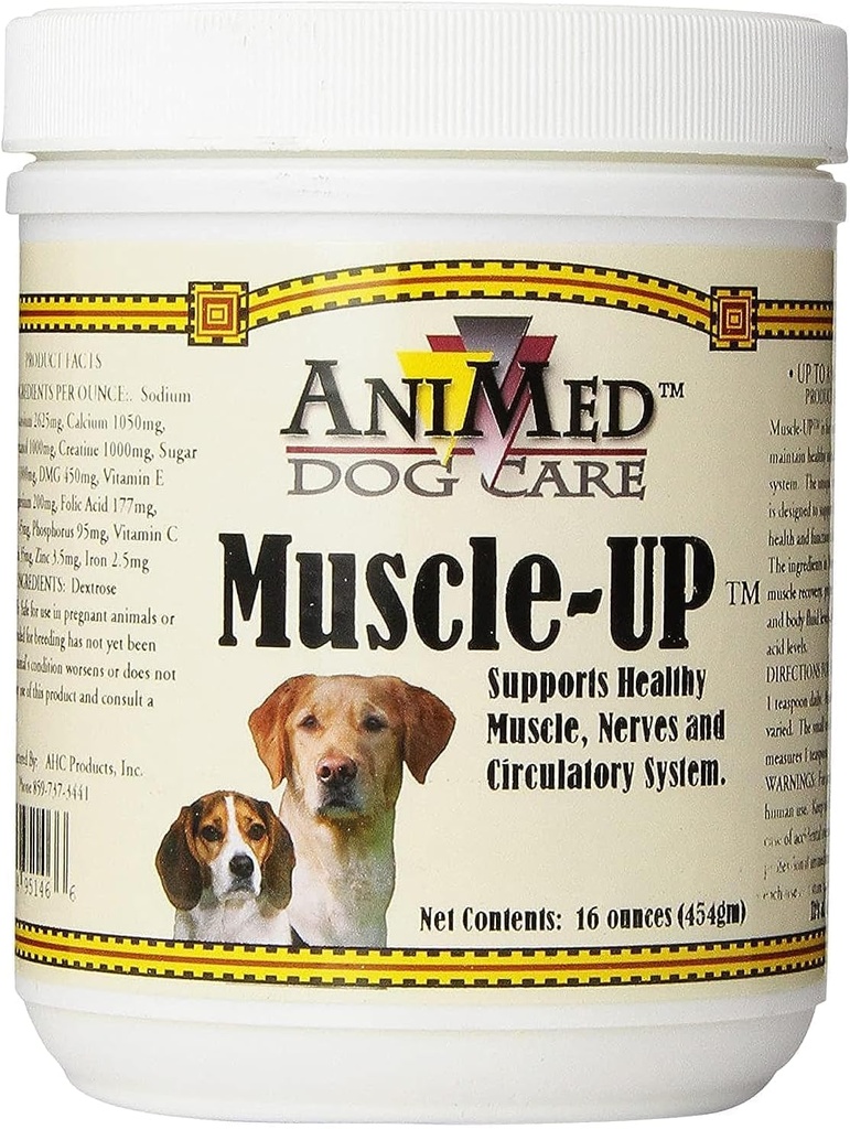 AHC produkter Muskel op pulver til hunde, 16-Ounce