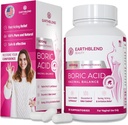 Borsyre suppositorier for kvinder - vaginal piller - fremmer vaginal pH balance, sund Flora, Odor Control - Lavet i USA - 600mg, 30 Greve
