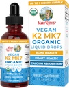 MaryRuth Organics USDA Organic Vitamin K2 MCT Liquid Drops til voksne & Kids Note 124; 100 mcg K2 MK7 per servering + Organic MCT Oil