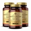Solgar Methylcobalamin (vitamin B12) 5000 mcg, 60 Nuggets (pakke af 3) - Cherry Flavor - Understøtter energi Metabolisme - Body- klar, aktiv form - non-GMO, Vegan, Gluten Free - 180 Total Servering
