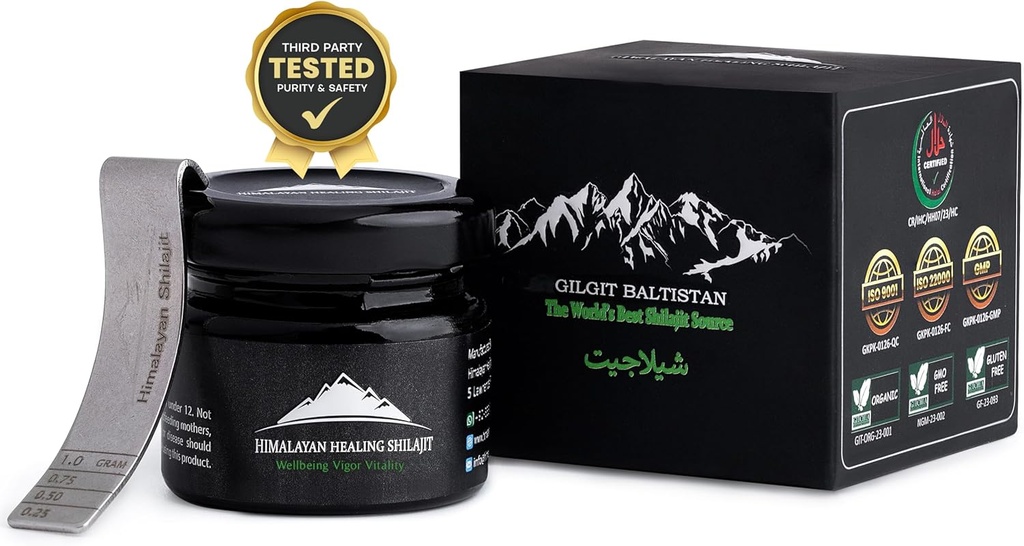 Gold Grade Himalayan Shilajit Resin for Mænd & Kvinder