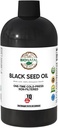 BioNatal Etiopian Black Seed Oil 16oz PET / Plastic Flaske - Cold Pressed Nigella Sativa, Black Cumin Seed Oil, Uraffineret & ikke-filtreret, Høj TQ Op til 4,64% - Understøtter immunsystemet, fordøjelsesbesvær