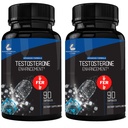 Pharmacist Anbefalet 2 fer 1 Tilbud 180ct Testosteron Booster Enhancement af Research Labs. Øg Lean Muskelenergistyrke. Saw Palmetto, Tribulus, Tongkat Ali, Horny Goat Weed, Zink