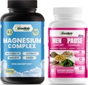 Menopause Support for Hot Flashs og Hormone Balance Plus Magnesium for bedre søvn og muskelfunktion