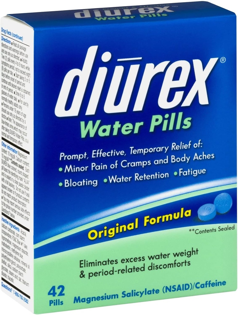 Diurex vandpiller, 42- greve (pakke med 2)