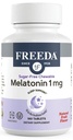 FREEDA Melatonin 1 mg Sugar-Free Chewable Tablets – Natural Fruit Flavor Sleep Aid for Adults and Kids Ages 3 and Up – Non-Habit Forming, Vegan, Gluten-Free, Kosher – Made in USA (180 Count)