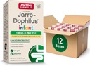 Jarrow Formulas Jarro- Dophilus Infant Liquid Probiotic, Kosttilskud, Intestinal Health Support for Spædbørn, 1 Million CFU Per Serving, 0,51 Fl Oz, 30 Day Supply, (Pack of 12)