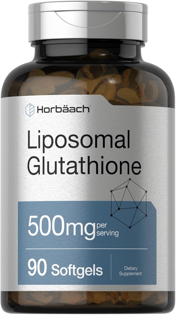 Horbaach Liposomal Glutathione Supplement 500mg