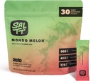 SALTT Electrolytes Powder Flavored Drink Mix - Mondo Melon - 30 Hydration Packets - Magnesium, Kalium, Natrium, Trace Minerals - Zero Sugar & Gluten Free - Rejse Essentials