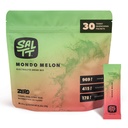 SALTT Electrolytes Powder Flavored Drink Mix - Mondo Melon - 30 Hydration Packets - Magnesium, Kalium, Natrium, Trace Minerals - Zero Sugar & Gluten Free - Rejse Essentials