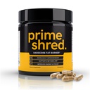 PrimeShred: Fat Burner for mænd, Natural Appetite Suppressant, Thermogen Workout Metabolisme Booster & Energy Supplement, Vægt Management w / Green Tea, Koffein L-Carnitin, Vegan & Soy- Free, 90 Caps