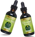 Gå Nascent Jod & Thyroid Support Kosttilskud Høj potens Flydende dråber Non- GMO GlutenFree Jod Edge til Boost Metabolisme Forbedre hud & Stop hårtab & øge niveauer af jod
